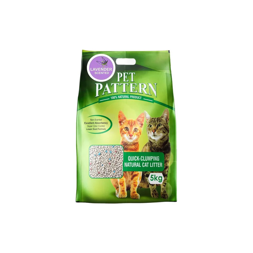 Pet Pattern Lavender Scented Cat Litter