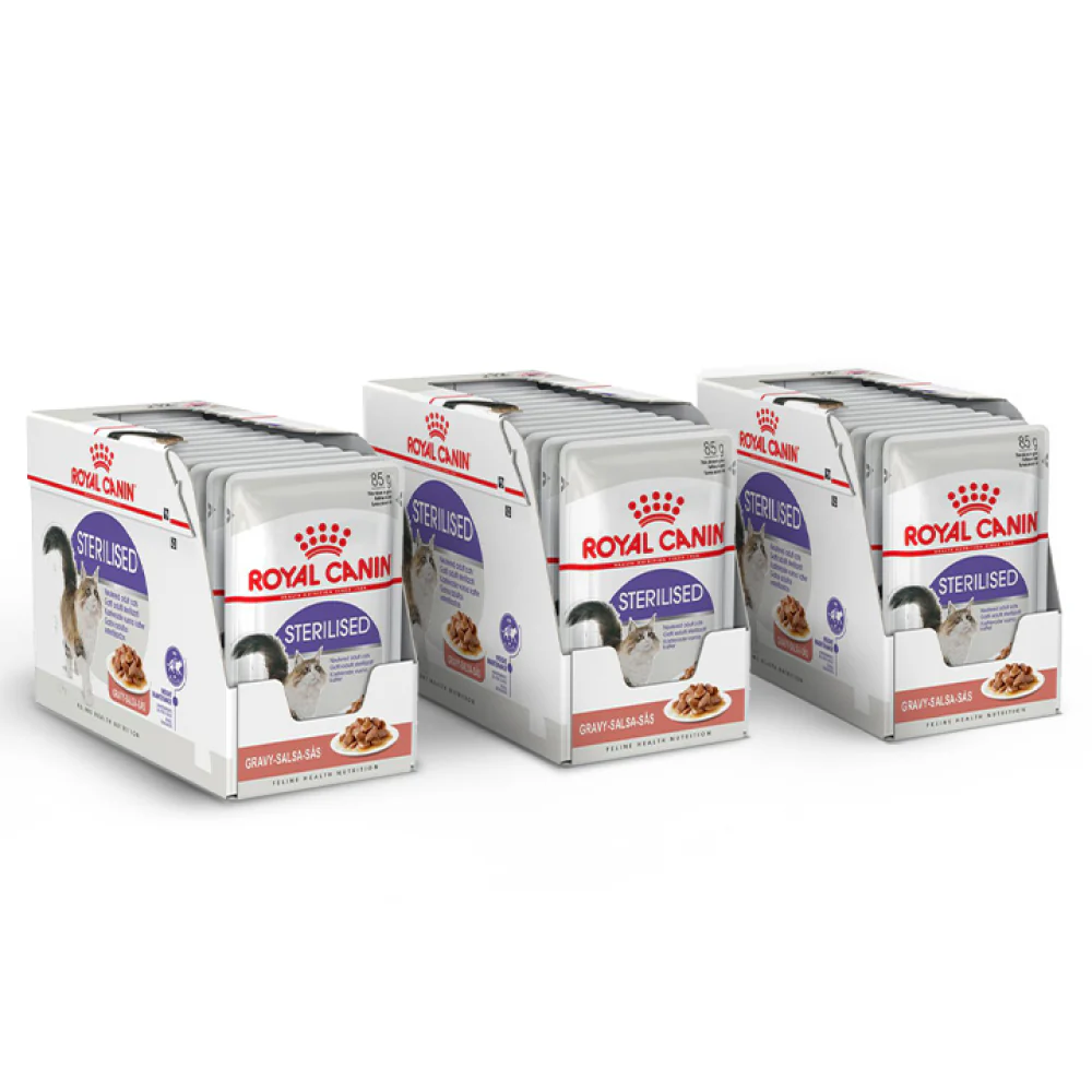 Royal Canin Sterilised Gravy Adult Cat Wet Food - Image 2