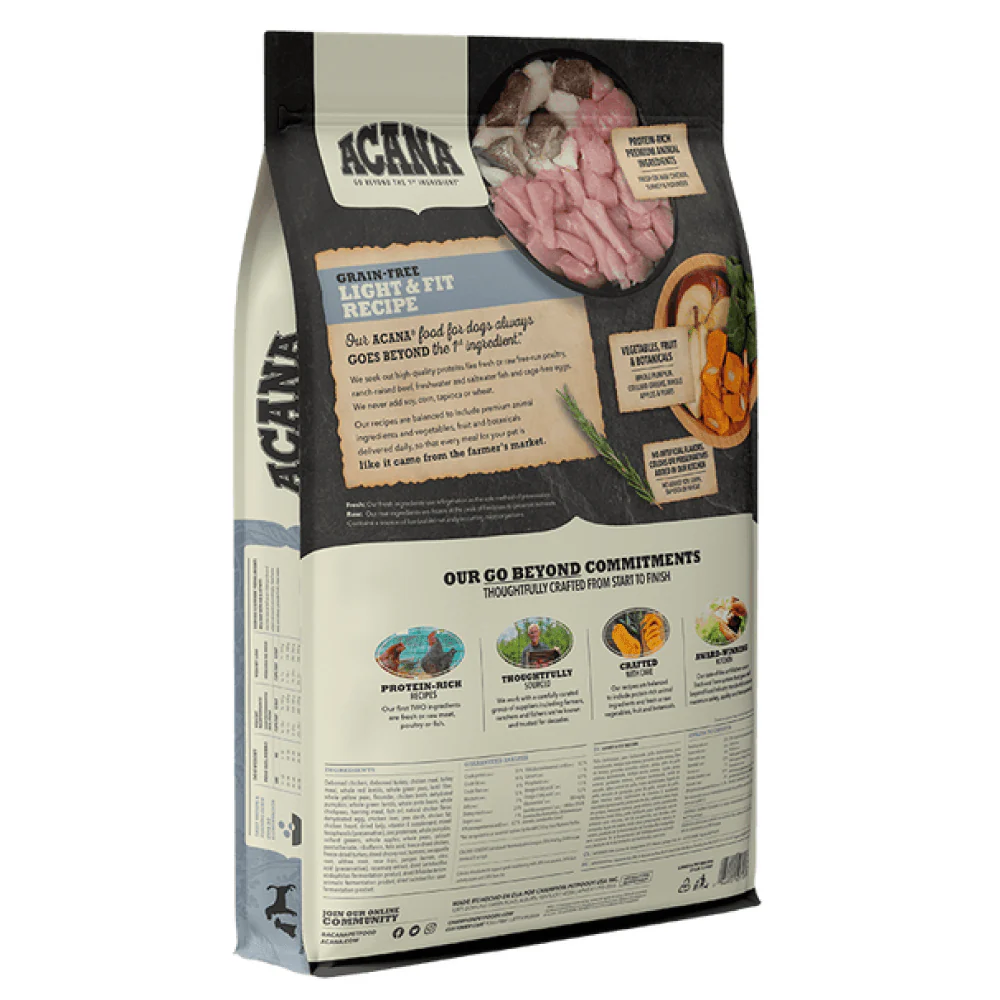 Acana Light & Fit Weight Management Adult Dog Dry Food (All Breeds) - Image 4