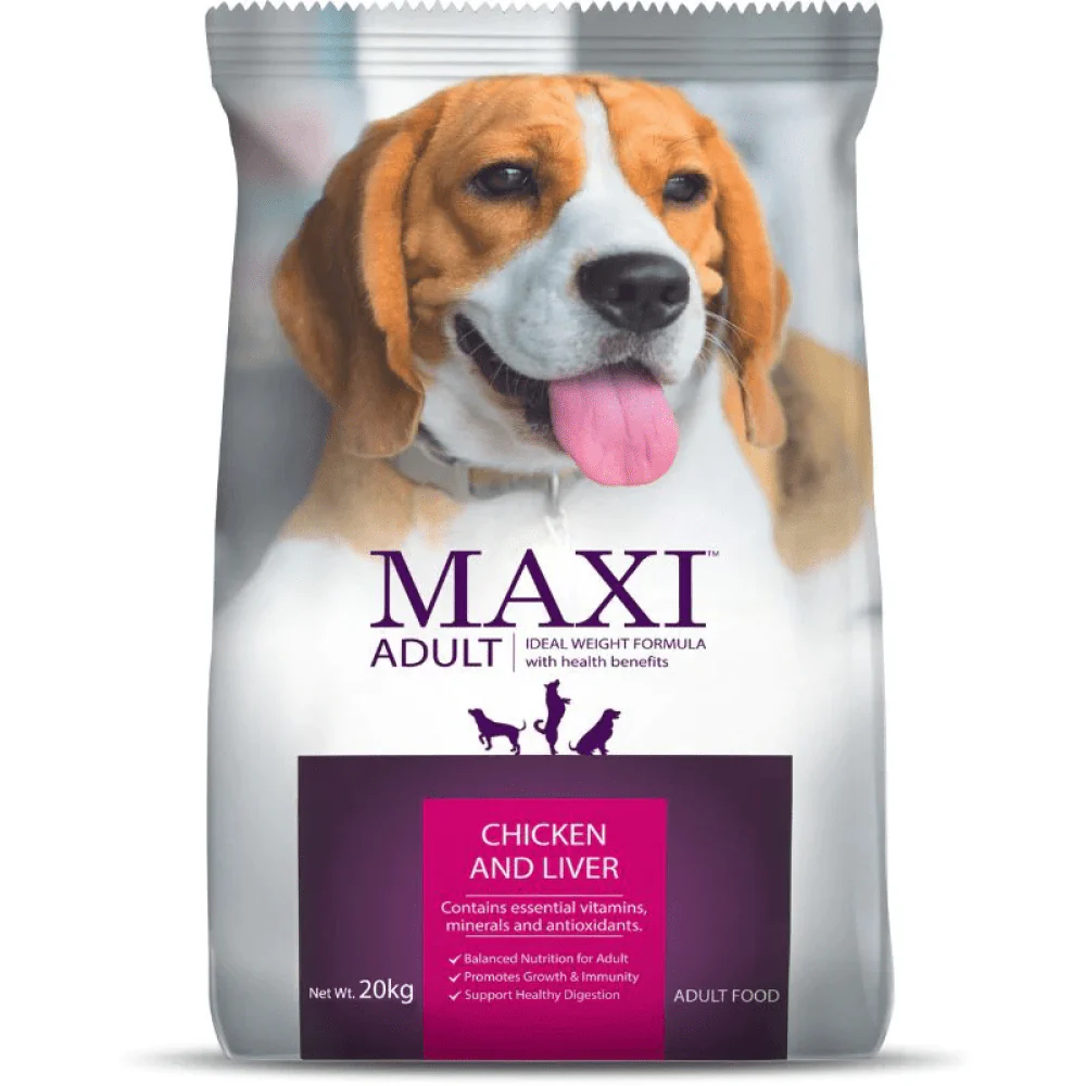 Maxi Adult Chicken and Liver Dog Dry Food 20 KG - Image 4