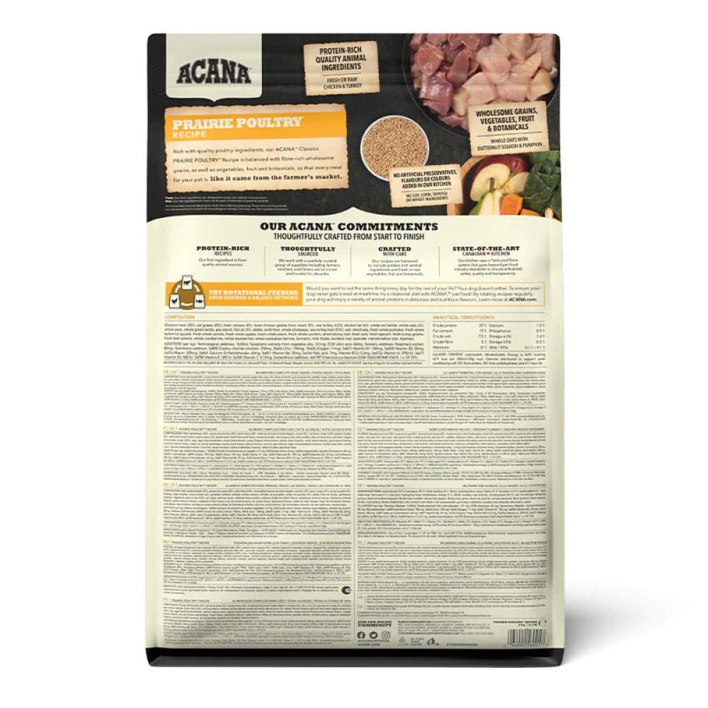 Acana Classic Prairie Poultry Dog Dry Food (All Breeds and Ages) - Image 4