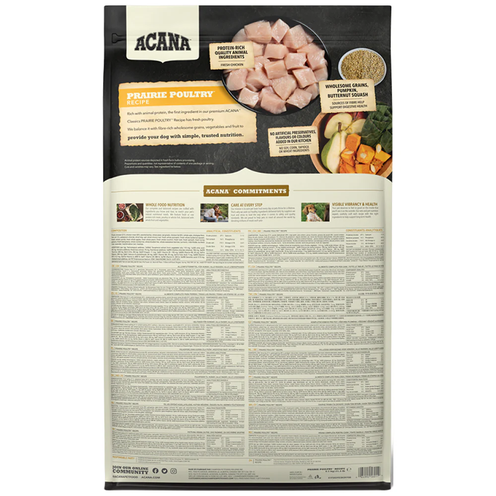 Acana Classic Prairie Poultry Dog Dry Food (All Breeds and Ages) - Image 2