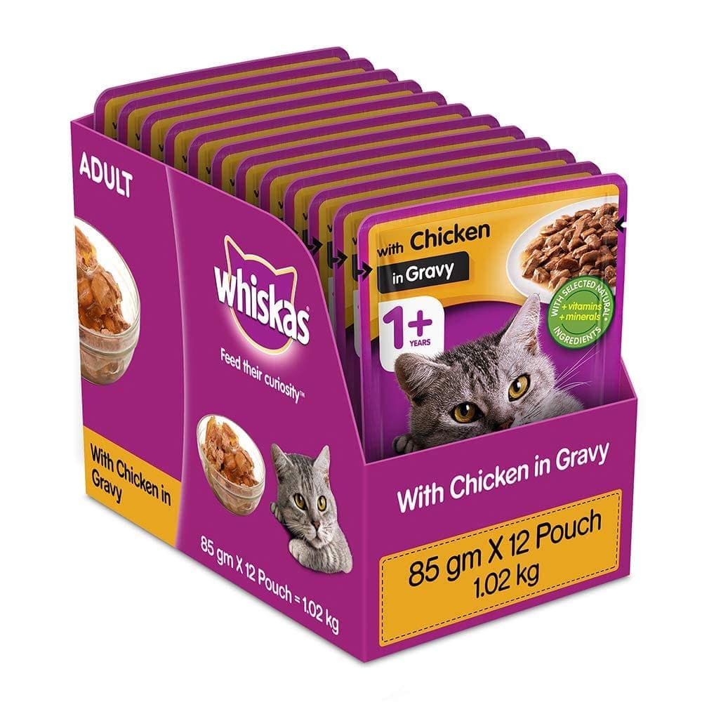 Whiskas Chicken in Gravy Adult Cat Wet Food - Image 7