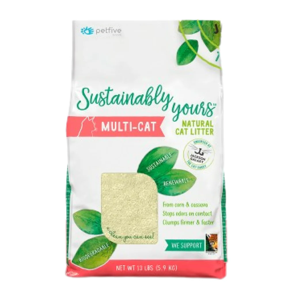 Sustainably Yours Multi Cat Unscented Cat Litter - Image 2